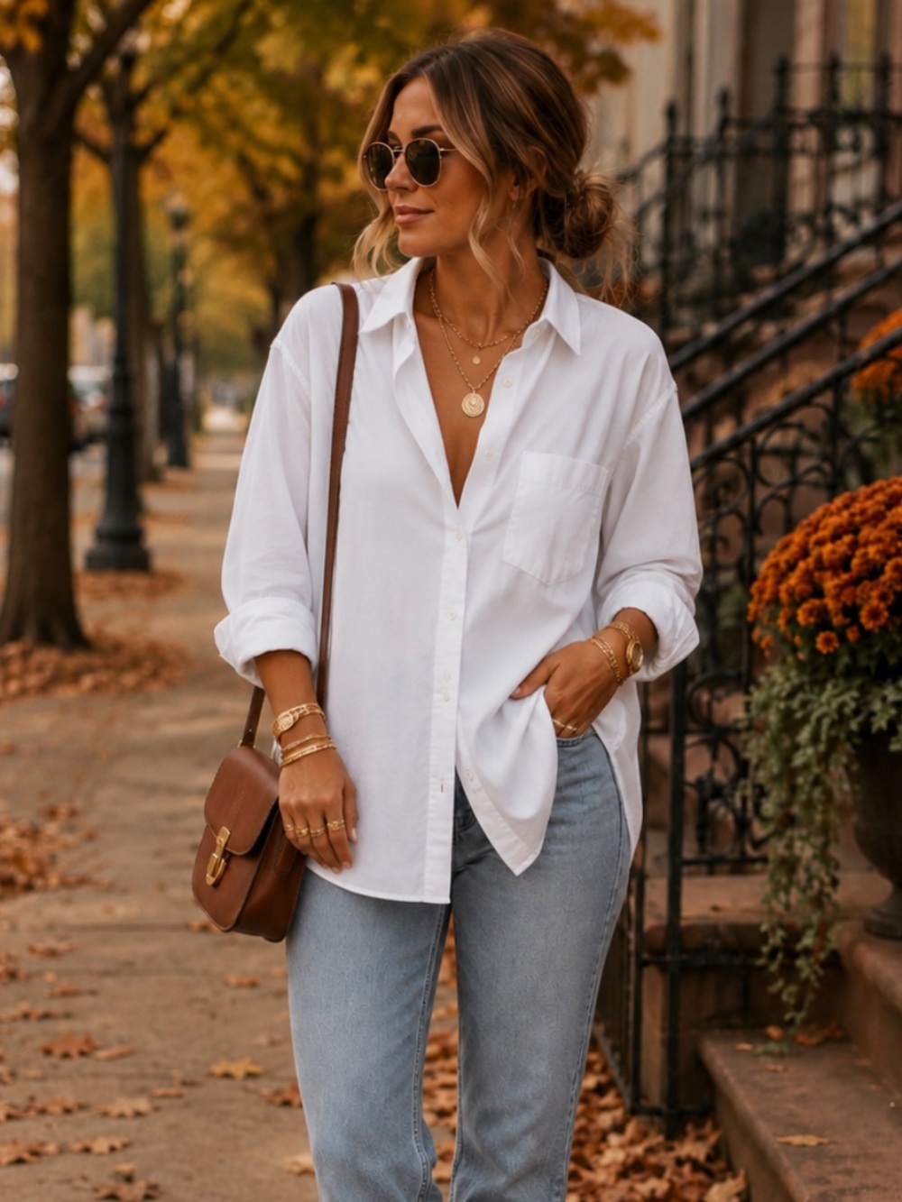 Universal Thread White Button Down Shirt